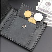 Men Fashion Black Wallet Coin Purses Casual Wallets