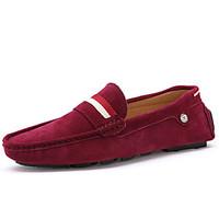 mens shoes casual suede loafers black blue brown red