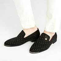 mens shoes casual suede oxfords black blue