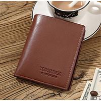 Men Wallet PU All Seasons Professioanl Use Black Brown