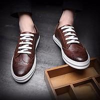 mens oxfords spring comfort leather casual brown gray black