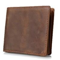 men cowhide professioanl use wallet