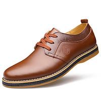 mens oxfords spring summer fall winter comfort round toe cowhide weddi ...