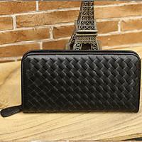 Men Wallet PU All Seasons Formal Professioanl Use Black