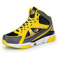 Men\'s Sneakers Fall Comfort Microfibre Outdoor Wedge Heel Lace-up Black Yellow Red Basketball