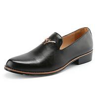 Men\'s Genuine Leather Shoes Slip On Oxfords Business Shoes EU 38-42