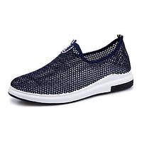 Men\'s Loafers Slip-Ons Spring Summer Comfort Hole Shoes Light Soles Tulle Outdoor Athletic Casual Flat Heel Running