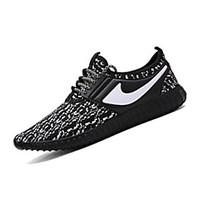 mens sneakers spring fall comfort pu casual flat heel lace up black bl ...
