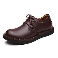 mens oxfords spring fall comfort round toe leather party evening casua ...