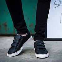 mens sneakers comfort canvas tulle spring casual black white flat