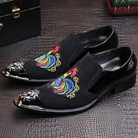 mens loafers slip ons spring fall comfort novelty formal shoes leather ...