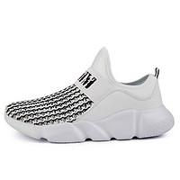 mens slip on running sneakers mesh breathable cushion hollow heat reje ...