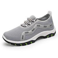 Men\'s Athletic Shoes Spring Summer Comfort Light Soles Tulle Outdoor Casual Athletic Flat Heel Gore Black Gray Blue Upstream shoes