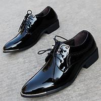 mens oxfords spring summer slingback pu casual chunky heel block heel