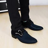 mens oxfords spring fall comfort fabric casual low heel white gray blu ...