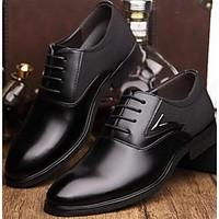 mens oxfords spring summer fall leather wedding party evening flat hee ...