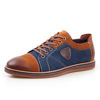 mens shoes casual leather oxfords brown gray