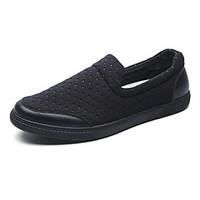 Men\'s Loafers Slip-Ons Spring Summer Fall Comfort Light Soles Tulle Outdoor Athletic Casual Flat Heel Running