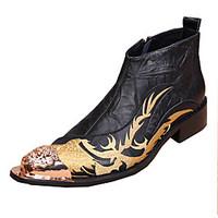 mens boots spring summer fall winter comfort novelty leather wedding c ...