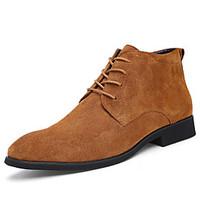 mens oxfords springsummerfallwinter cowboy western boots suede office  ...