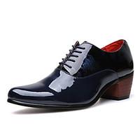 mens oxfords spring fall pu party evening casual low heel lace up othe ...