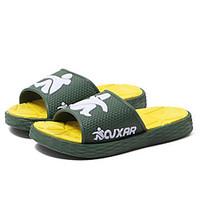 mens slippers flip flops spring comfort rubber casual blue green gray