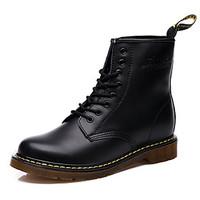 mens boots spring fall comfort fabric athletic flat heel lace up black ...