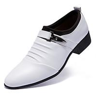 mens oxfords comfort leather office career casual black white