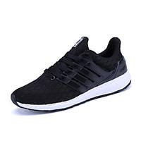 Men\'s Athletic Shoes Comfort Tulle Summer Fall Outdoor Office Career Casual Walking Lace-up Platform Blue Black 3in-3 3/4in