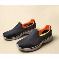 Men\'s Loafers Slip-Ons Comfort Fabric Tulle Spring Casual Navy Blue Gray Black Flat
