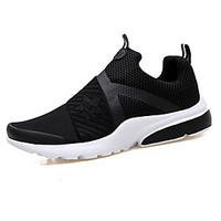 mens athletic shoes comfort pu spring fall outdoor lace up flat heel b ...