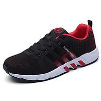 mens athletic shoes spring fall comfort pu outdoor flat heel lace up
