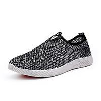 Men\'s Sneakers Comfort Light Soles Breathable Mesh Spring Summer Casual Outdoor Walking Comfort Light Soles Blue Gray Black Flat