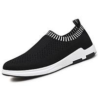 mens sneakers spring fall comfort pu outdoor flat heel