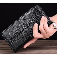 Men PU Casual Office Career Shopping Wallet All Seasons