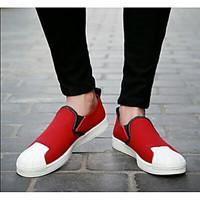 mens loafers slip ons spring comfort canvas casual