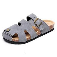 Men\'s Sandals Spring Comfort PU Pigskin Suede Casual