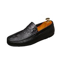 Men\'s Loafers Slip-Ons Spring Moccasin Comfort Pigskin Nappa Leather Casual Flat Heel Walking