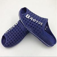 mens sandals spring hole shoes rubber casual flat heel split joint wal ...