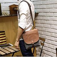 men pu casual waist bag