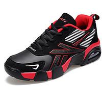 Men\'s Sneakers Spring / Fall Comfort Fabric Casual Flat Heel Black / Blue / Red Sneaker