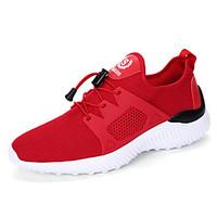 Men\'s Sneakers Light Soles Tulle Summer Fall Casual Red Black 1in-1 3/4in