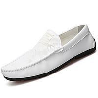 mens loafers slip ons spring fall comfort cowhide casual flat heel riv ...