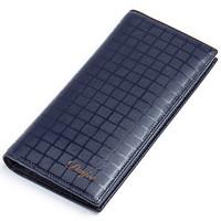 Mens Wallets Genuine Leather Bifold cowhide Male Clutch Purses Long Card Holder D6017-1