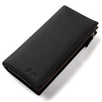 Men Wallets Long Genuine Leather Brand Big Capacity Purse Cowhide Man Day Clutches Bag