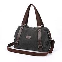 Men Women Vintage Canvas Messenger Bag Travel Military Handbag Shoulder Book Bag