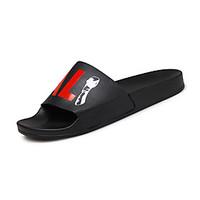 mens slippers flip flops light soles synthetic summer casual flat heel ...