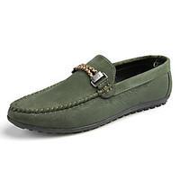 mens loafers slip ons moccasin fleece casual flat heel walking