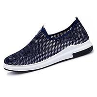 mens loafers slip ons comfort tulle summer casual walking comfort spli ...