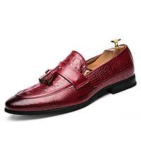 mens oxfords comfort leather office career casual burgundy black